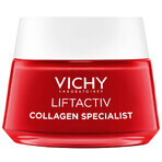 Set Vichy Liftactiv Collagen Specialist, cremă antirid, 50 ml + cremă de noapte, 50 ml + trusă de machiaj gratuită