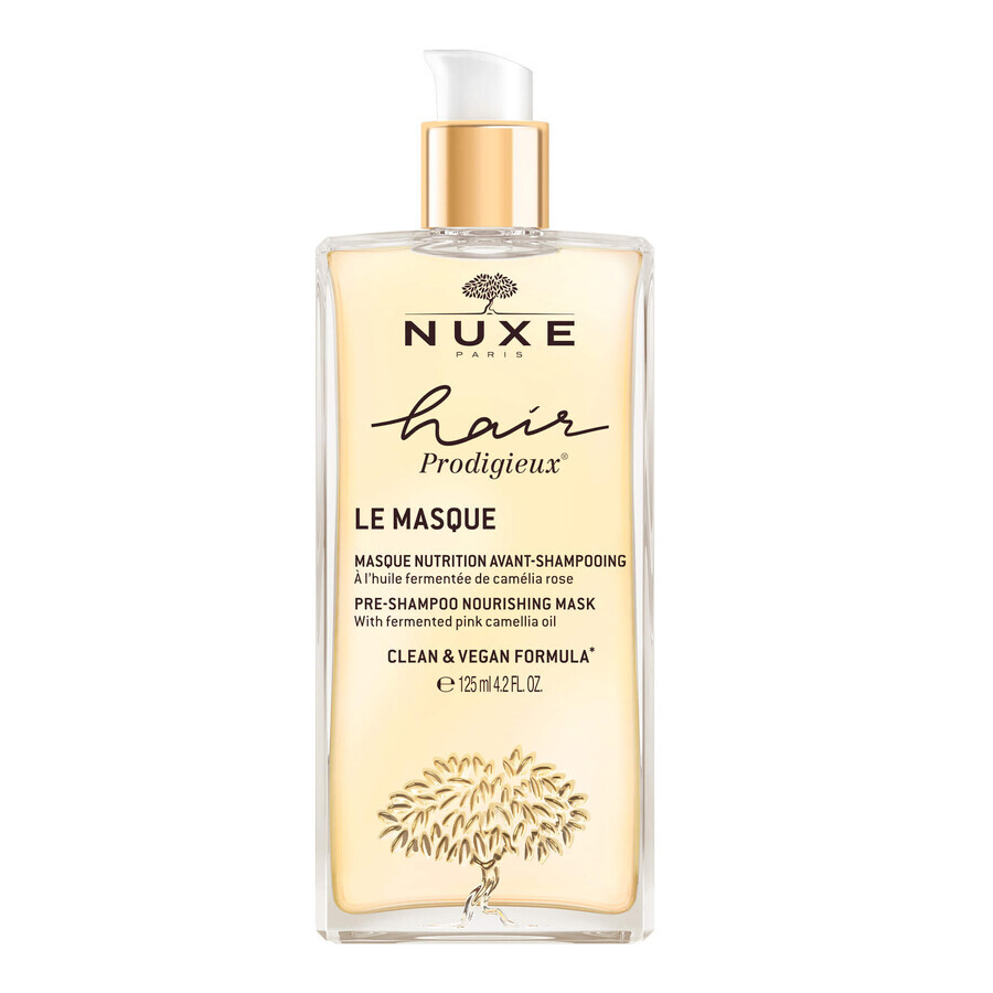 Nuxe Hair Prodigieux, mască hrănitoare înainte de spălarea părului, 125 ml