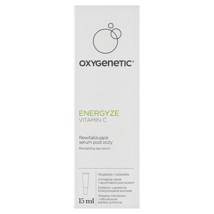 Oxygenetic Energyze Vitamina C, siero occhi rivitalizzante, 15 ml