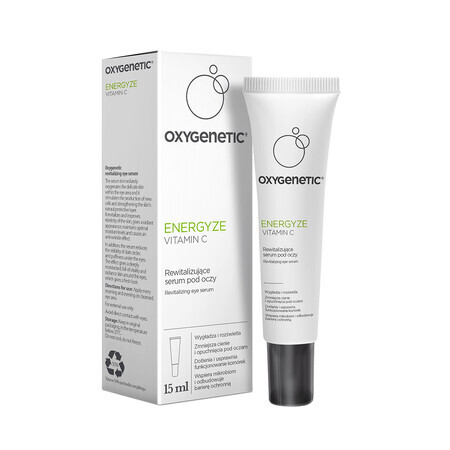 Oxygenetic Energyze Vitamina C, siero occhi rivitalizzante, 15 ml