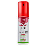 Vaco Max, liquide contre les moustiques et les tiques, avec panthénol, DEET 30%, 80 ml