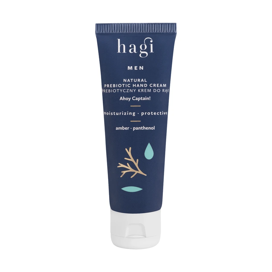 Hagi Men Ahoj Kapitan, cremă de mâini naturală prebiotică, hidratantă și protectoare, 50 ml