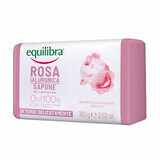 Equilibra Rosa, Rosenseife mit Hyaluronsäure, 100 g