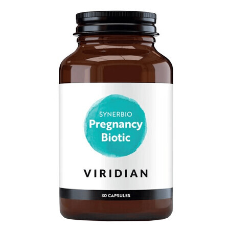 Viridian Synerbio Pregnancy Biotic, Probiotikum für Schwangere, 30 Kapseln