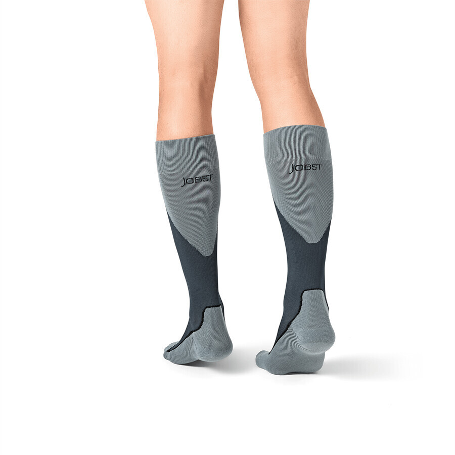 Jobst Sport Sports Knee Compression Socks 20-30 mmHg Size M Grey/Graphite