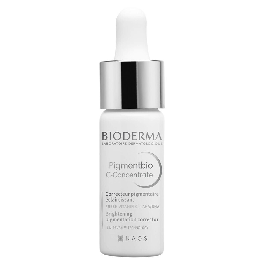 Bioderma Pigmentbio set, verhelderend gezichtsconcentraat, met vitamine C, 15 ml + verhelderende micellaire lotion, 250 ml