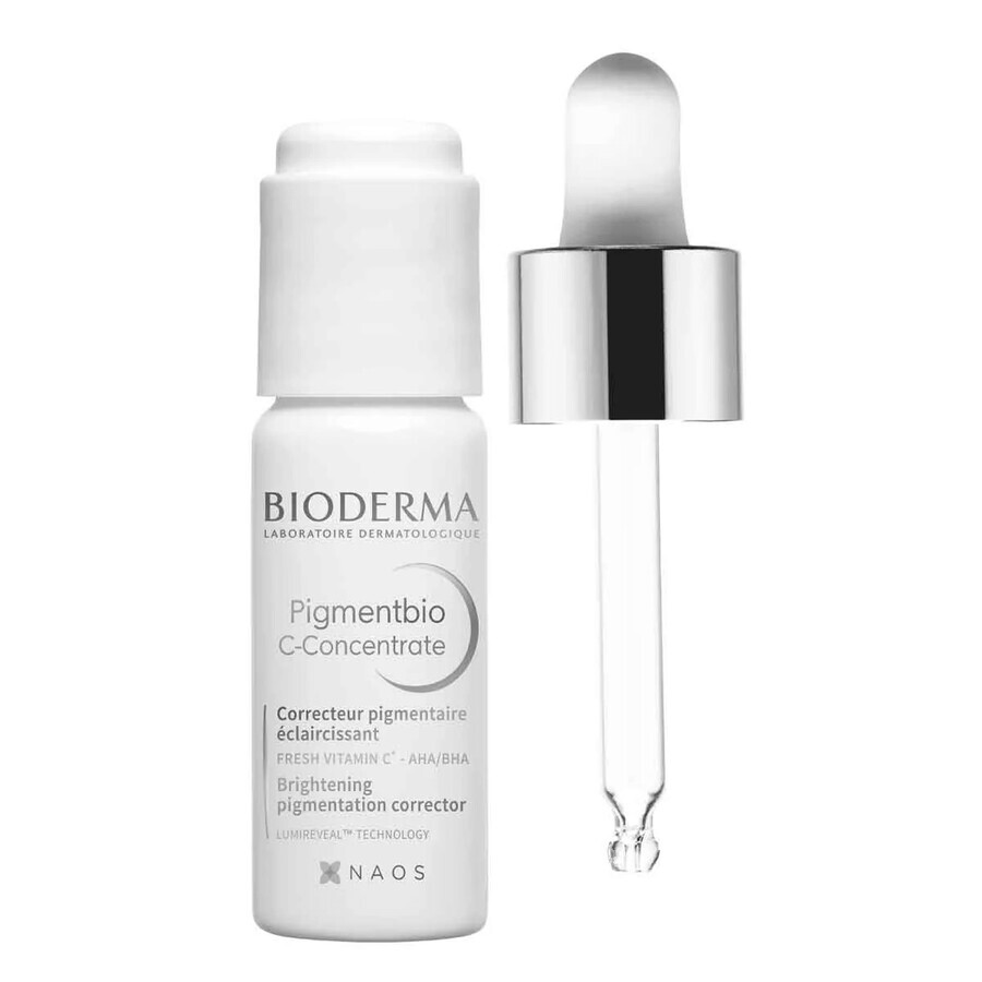 Bioderma Pigmentbio set, verhelderend gezichtsconcentraat, met vitamine C, 15 ml + verhelderende micellaire lotion, 250 ml