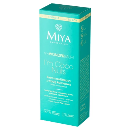 Miya myWONDERBALM I'm Coco Nuts, Feuchtigkeitscreme mit Kokosnusswasser, 75 ml