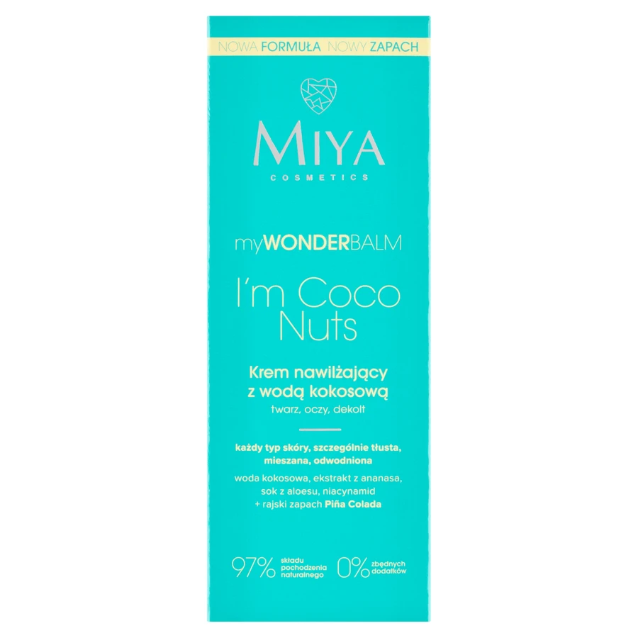 Miya myWONDERBALM I'm Coco Nuts, Feuchtigkeitscreme mit Kokosnusswasser, 75 ml