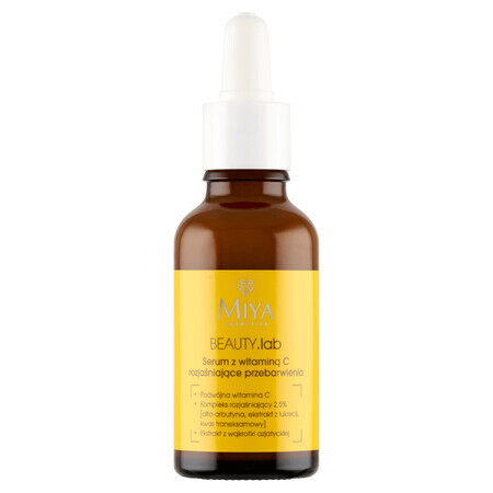 Miya BEAUTY.lab, suero con vitamina C, aclara las decoloraciones, 30 ml