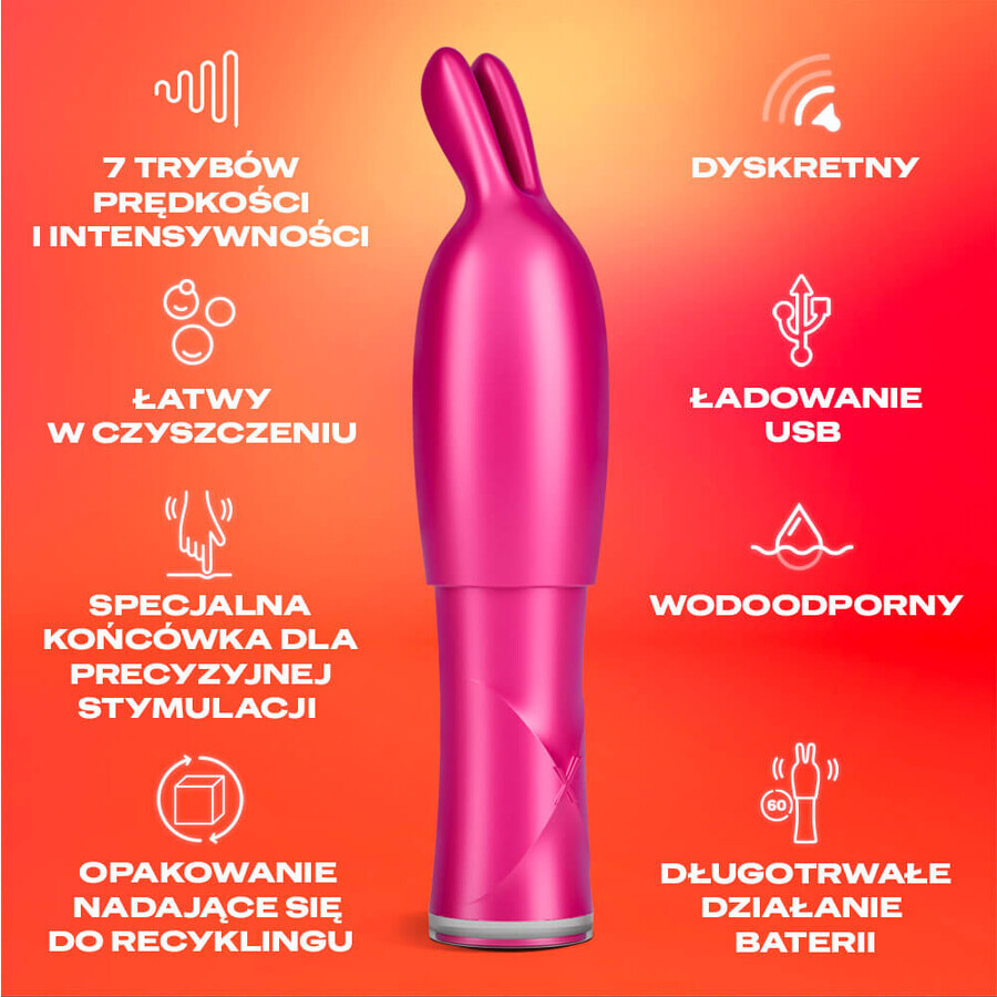 Durex Play Vibe &amp; Tease, vibratore 2 in 1 con punta stimolante