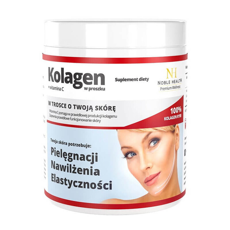 Noble Health Collagen + Vitamin C Set, 100 g + Klasse A CollaVegan, 60 Kapseln