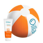 Oillan Sun, schützende Gesichts- und Körperemulsion, SPF 50, 100 ml + Strandball gratis