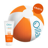 Oillan Sun, emulsión protectora para rostro y cuerpo, SPF 50, 100 ml + pelota de playa de regalo