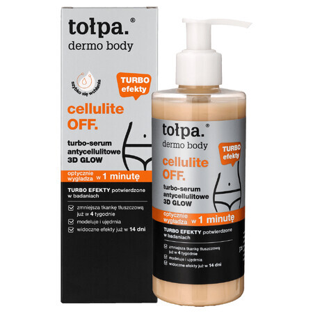 Tołpa Dermo Body Cellulite, Anti-Cellulite-Turbo-Serum 3D Glow, 250 ml