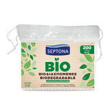 Septona Ecolife, bastoncillos de algodón biodegradables, 200 unidades