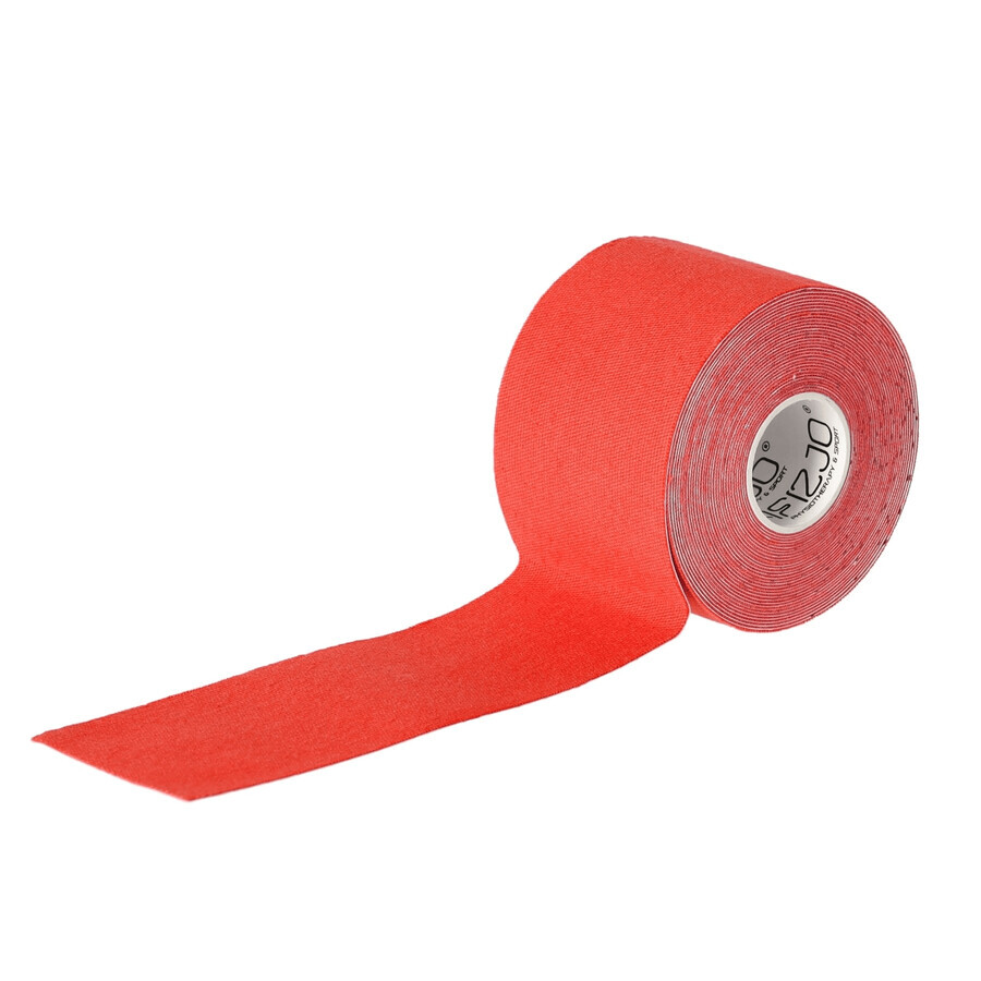 4Fizjo, Kinesiotaping-Band, rot, 5 cm x 5 m