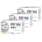 ENTitis Baby Set für Babys ab 6 Monaten und Kinder, Geschmacksrichtung Banane, 3 x 30 Portionsbeutel