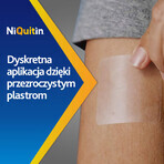 NiQuitin Transparent 7 mg/ 24h, transdermal system, patch, 7 pieces