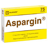 Asparagine 17 mg + 54 mg, 75 tablets