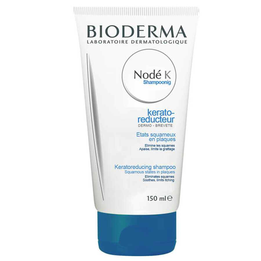 Bioderma Node K Shampoonig, șampon anti-mătreață cu acțiune exfoliantă, antiinflamatoare și anti-picurare, 150 ml