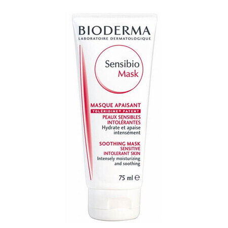 Bioderma Sensibio Mask, masque apaisant et hydratant, peaux sensibles et hypersensibles, 75 ml