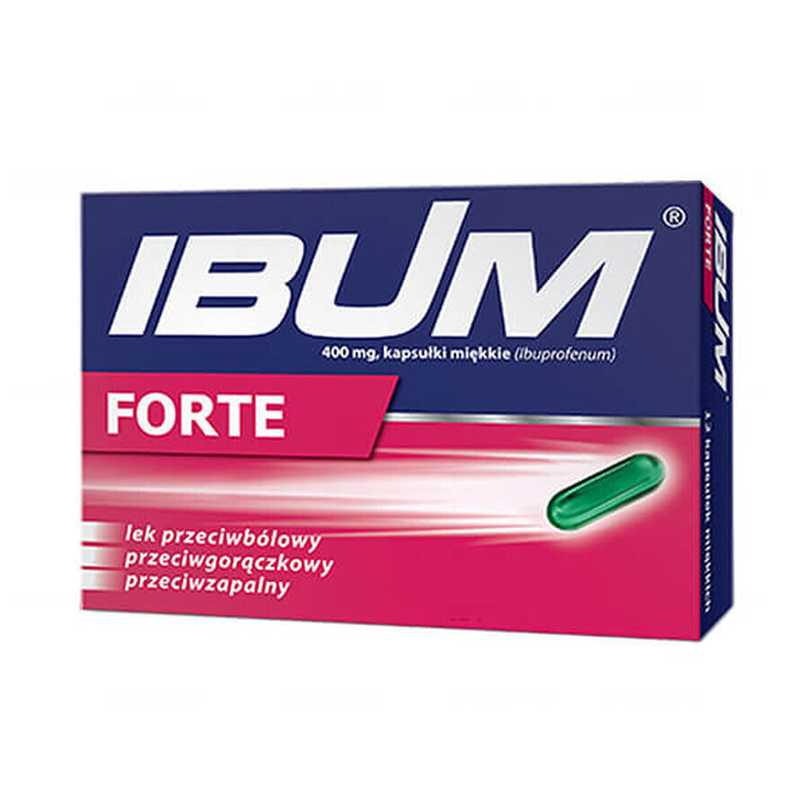 Ibum Forte 400 mg, 36 capsule molli