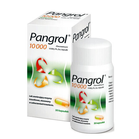 Pangrol 10000, 10000 IU Lipase, 50 Kapseln