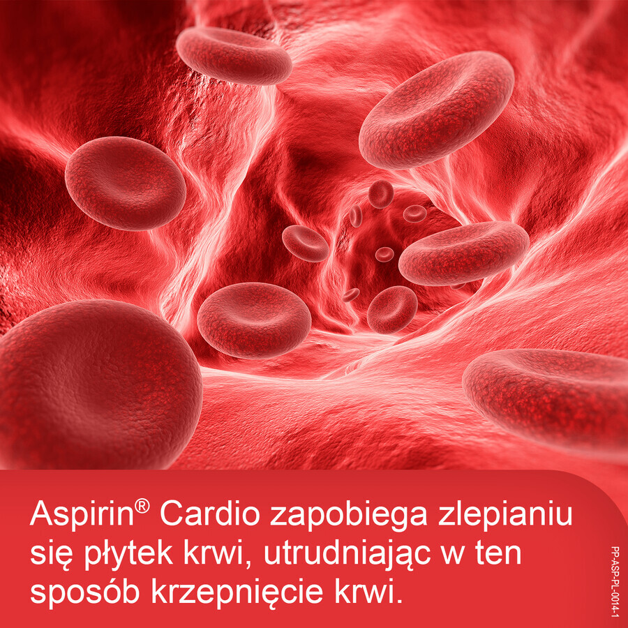 Aspirina Cardio 100 mg, 28 comprimidos recubiertos con película