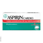 Aspirina Cardio 100 mg, 28 comprimidos recubiertos con película