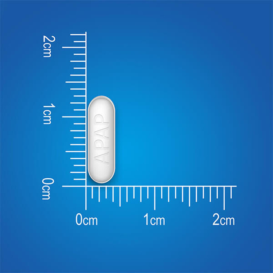 Apap 500 mg, 24 comprimidos recubiertos con película