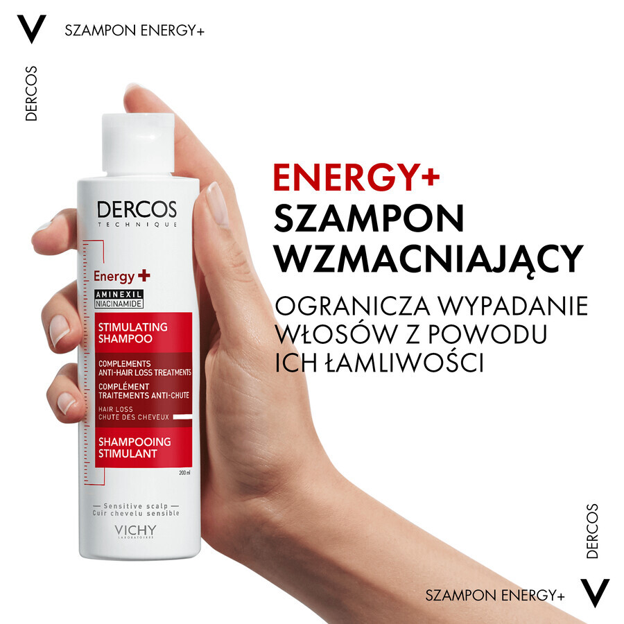 Vichy Dercos Shampooing énergisant et fortifiant, 200 ml