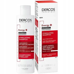 Șampon energizant împotriva căderii părului cu aminexil Energy+ Dercos, 200 ml, Vichy