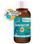 Gaviscon gearomatiseerde munt (500 mg + 267 mg + 160 mg)/ 10 ml, orale suspensie, 150 ml