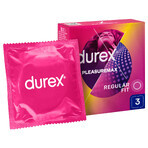 Durex Pleasuremax, gerippte Kondome mit Paspel, 3 Stück