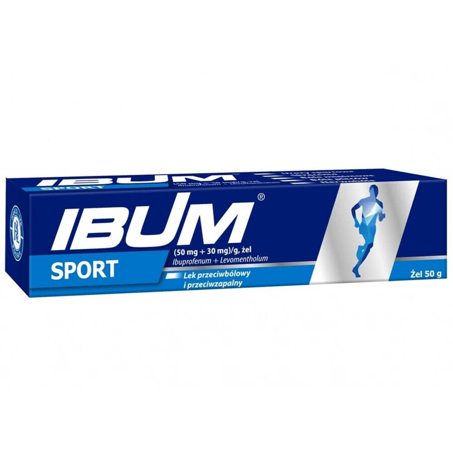 Ibum Sport (50 mg + 30 mg)/g, Gel, 50 g