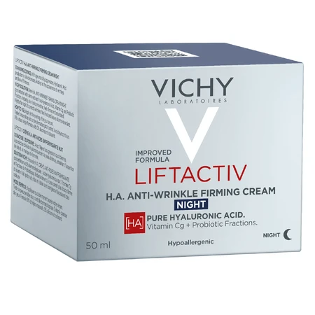 Vichy Liftactiv Nuit, tratamiento de noche antiarrugas reafirmante completo, 50 ml