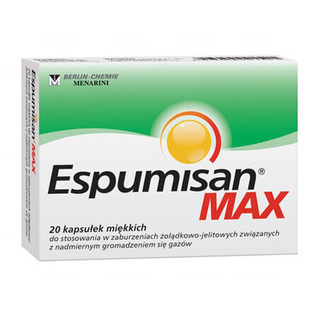 Espumisan Max, 20 soft capsules