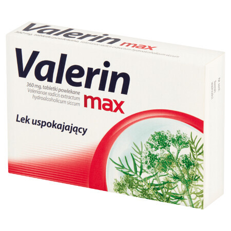 Valerin Max 360 mg, 10 film-coated tablets