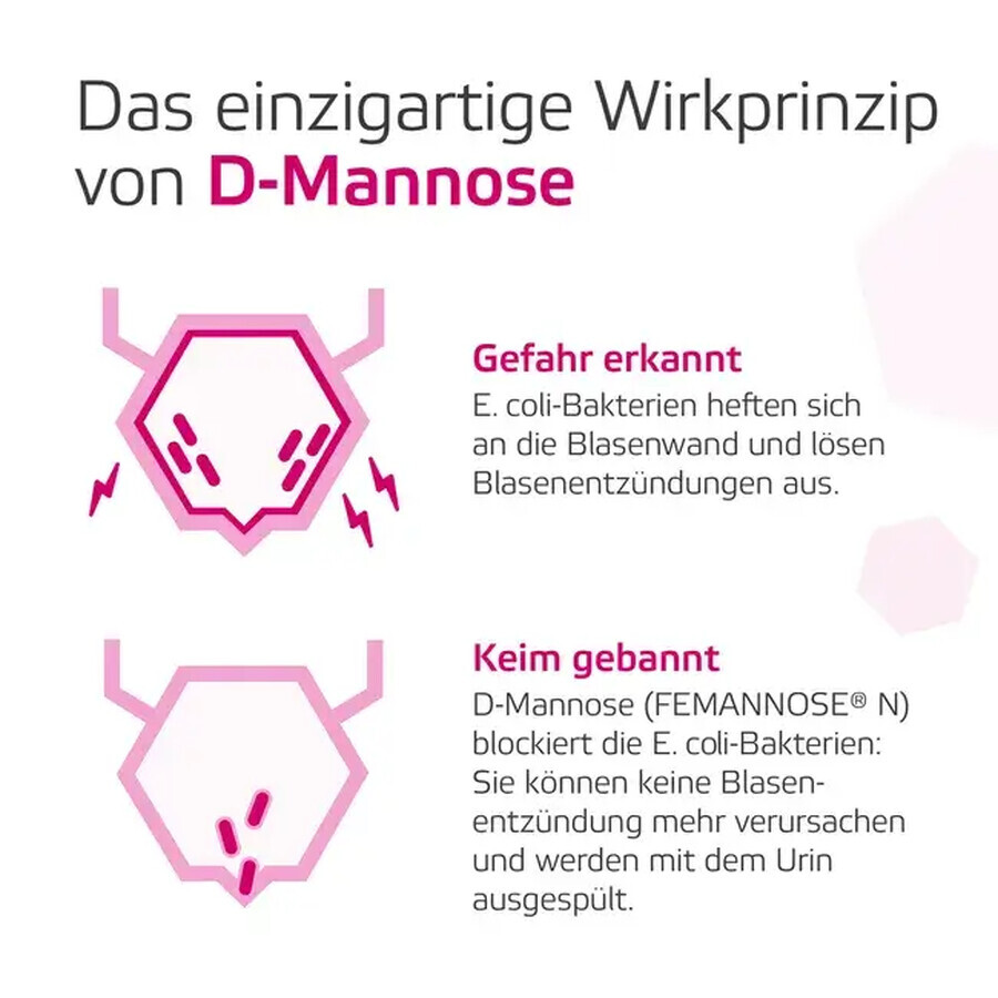 Femannose N D-Mannose, 14 Sachets, Klosterfrau 