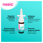 Nasic (0.1 mg + 5 mg)/dose, nasal spray, 10 ml