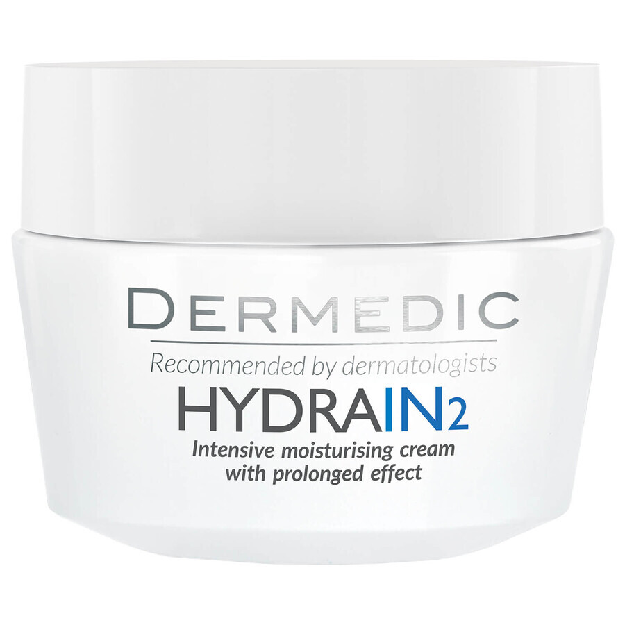 Dermedic Hydrain 2, feuchtigkeitsspendende Creme mit verlängerter Wirkung, empfindliche Haut, 50 g