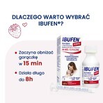 Ibufen für Kinder Forte Erdbeergeschmack 200 mg/ 5 ml, Suspension zum Einnehmen ab 3 Monaten, 100 ml