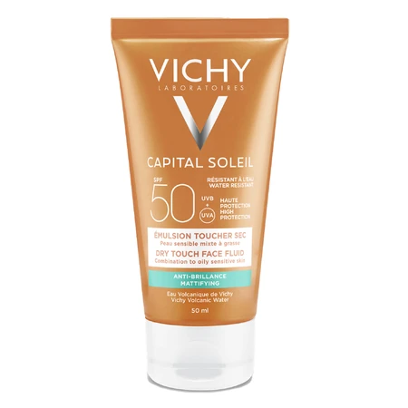 Vichy Capital Soleil, mattierende Gesichtscreme, SPF 50, 50 ml