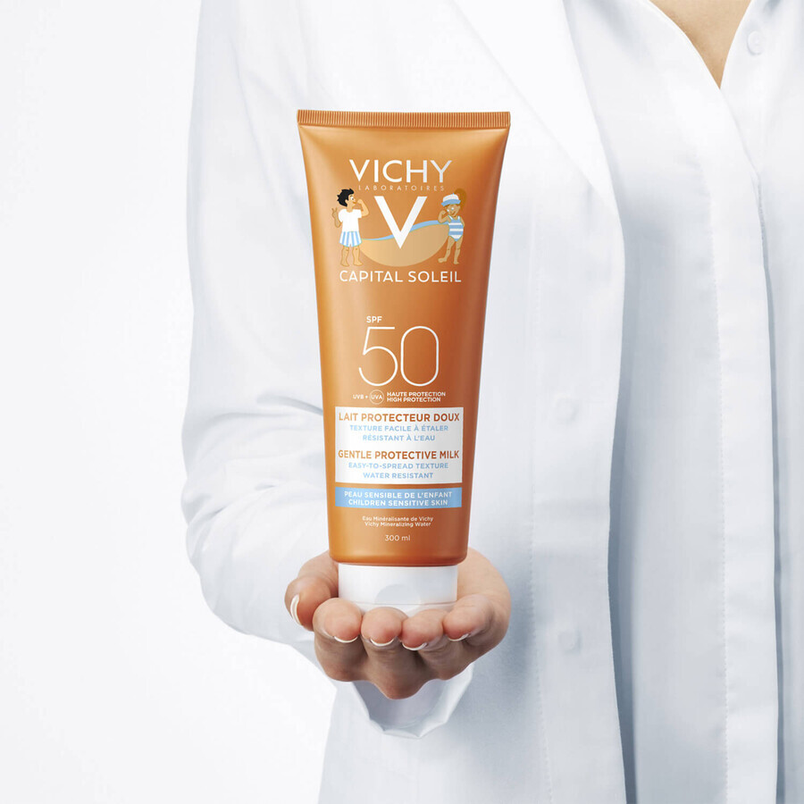 Vichy Idéal Soleil, lait protecteur pour enfants, SPF 50+, 300 ml