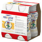 Resource Junior, Nahrungszubereitung ab 1 Jahr, Vanillegeschmack, 4 x 200 ml 