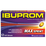 Ibuprom Max Sprint 400 mg, 10 soft capsules