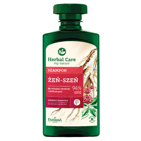 Farmona Herbal Care, Shampoo für dünnes und feines Haar, Ginseng, 330 ml