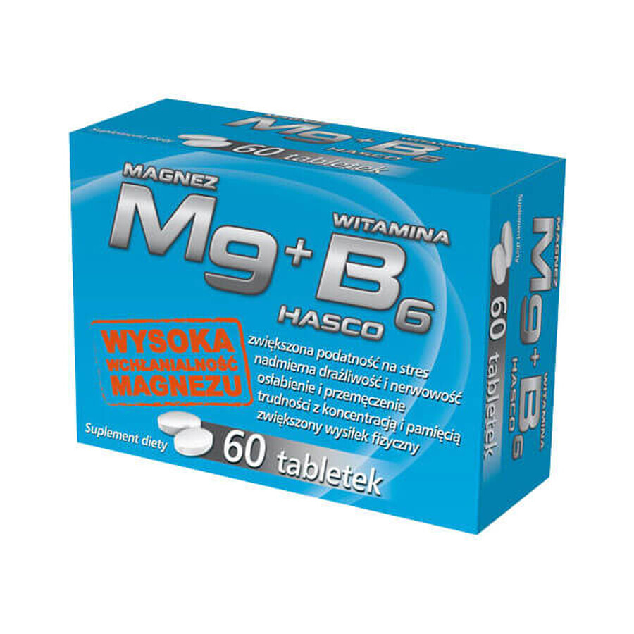 Mg Magnesium + Vitamin B6 Hasco, 60 Tabletten