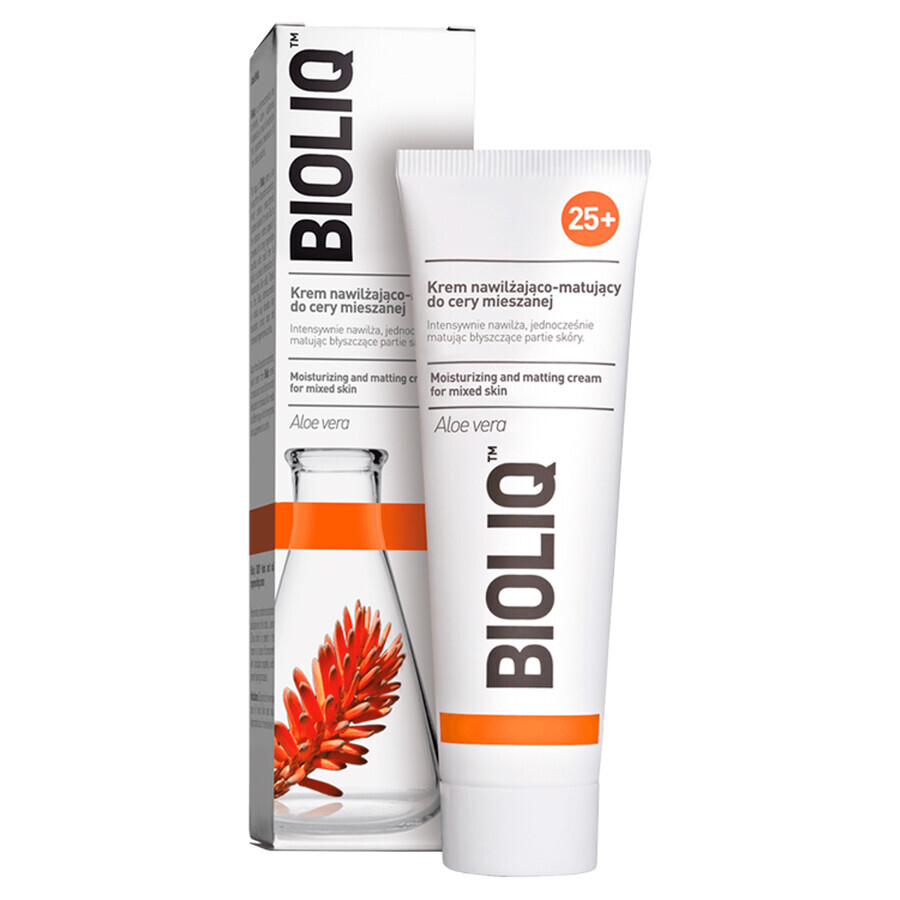 Bioliq 25+, feuchtigkeitsspendende und mattierende Creme für Mischhaut, 50 ml